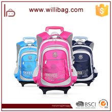 High Quality Rolling Trolley School Bag With Wheels Kids Trolley Bag
